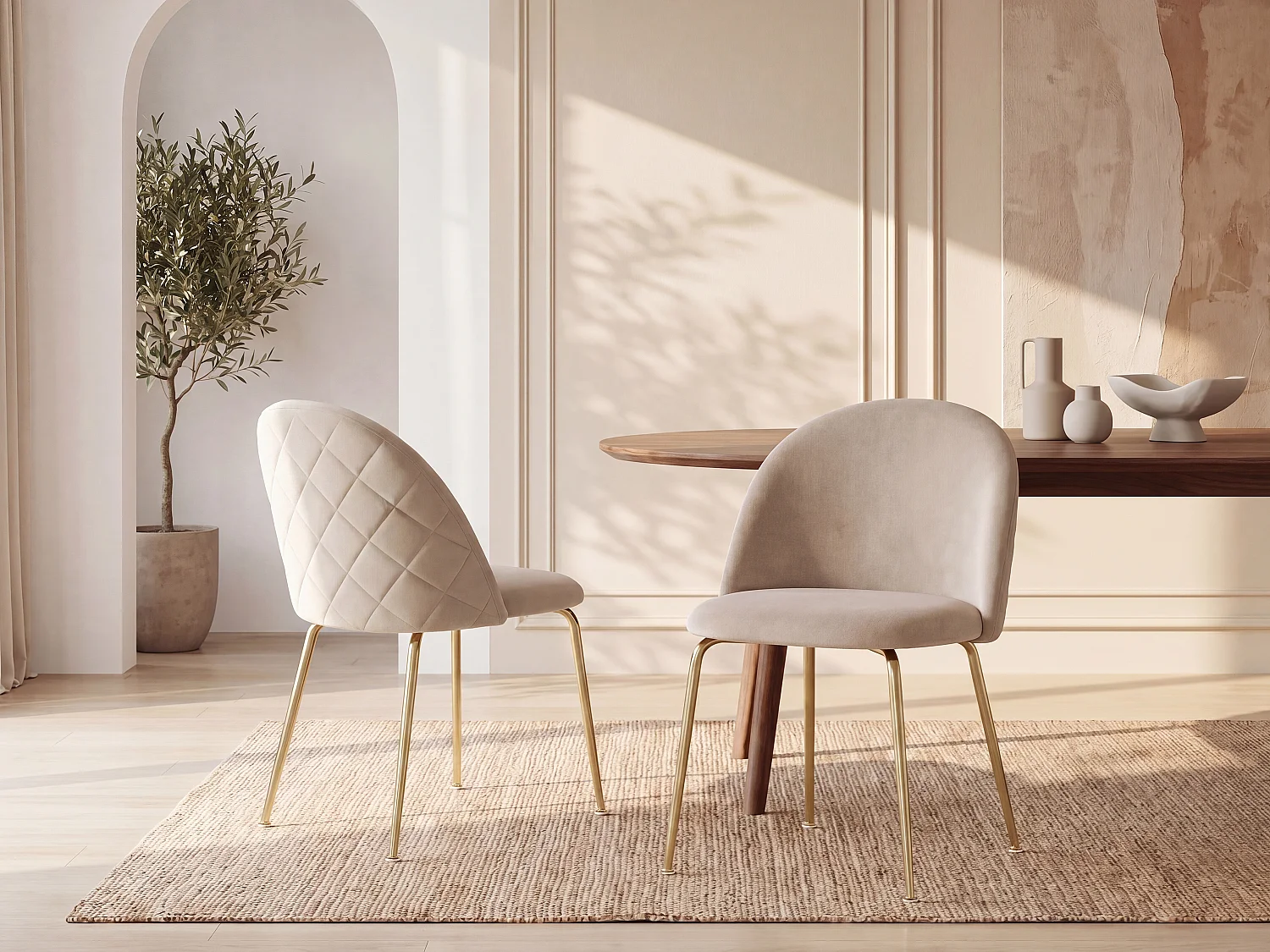 esszimmer-sets esszimmer – Set SARAH GREY BIRCH, italienische luxus Möbel Dekoladen