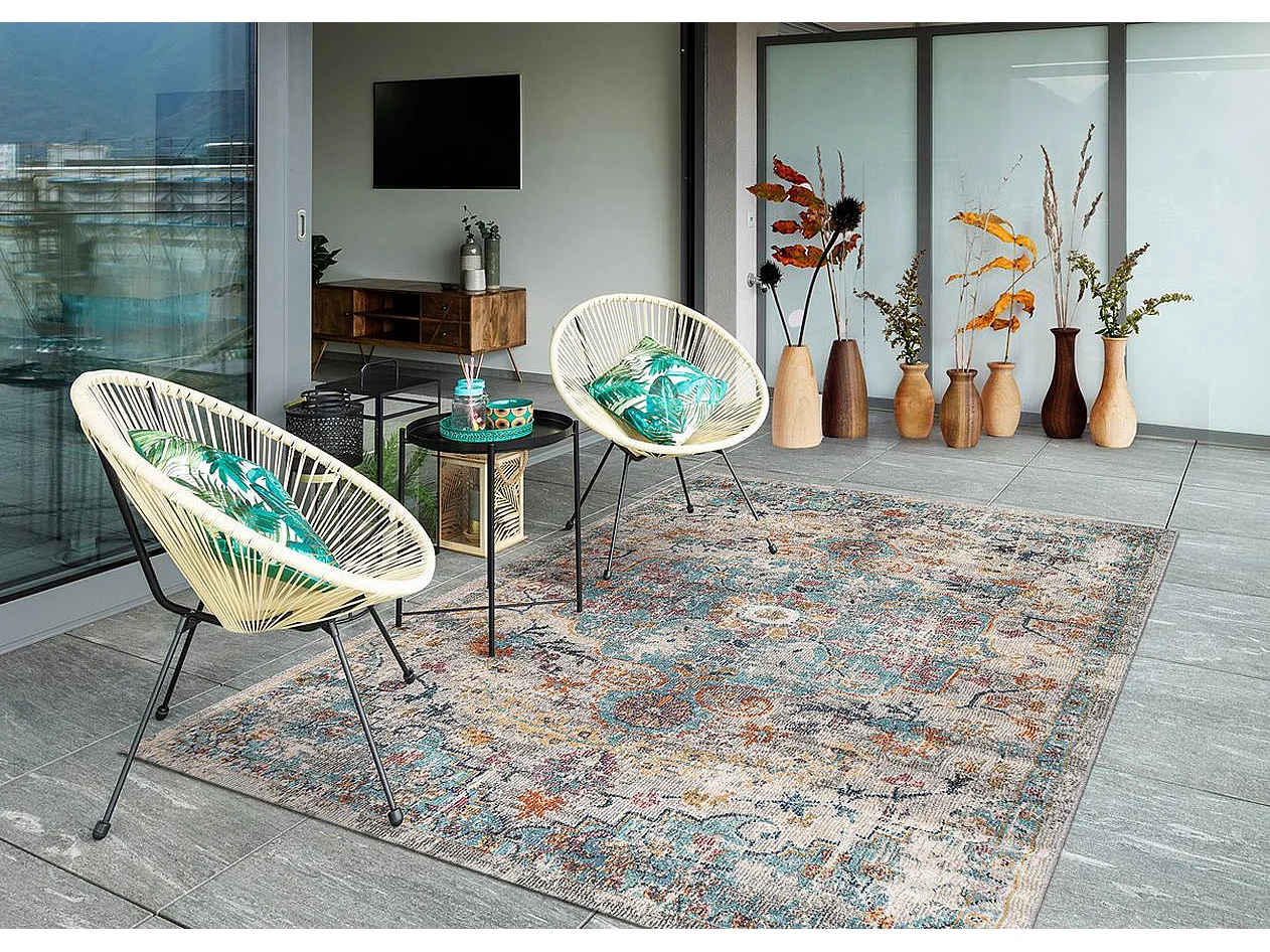 Teppich Palma Outdoor Vintage, Multi, 200 x 290 cm